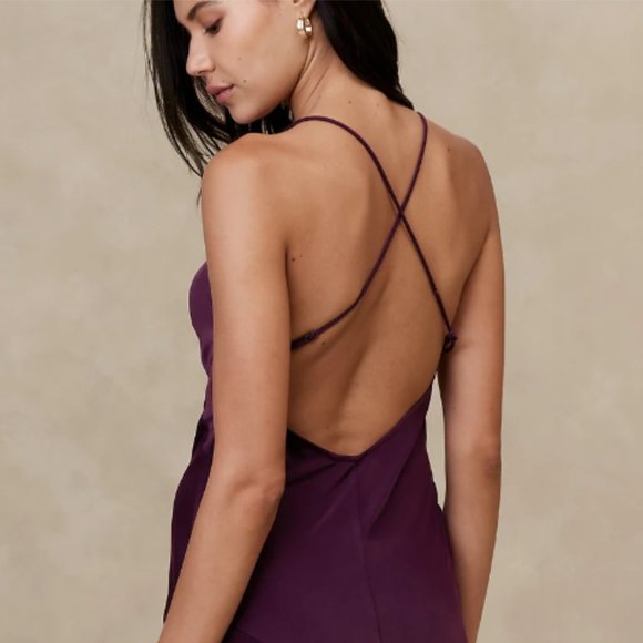 NWT Asymmetrical Seam Midi Slip Dress - size 18 - Picture 2 of 9